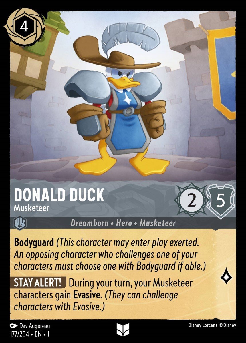 Donald Duck - Musketeer Crop image Wallpaper
