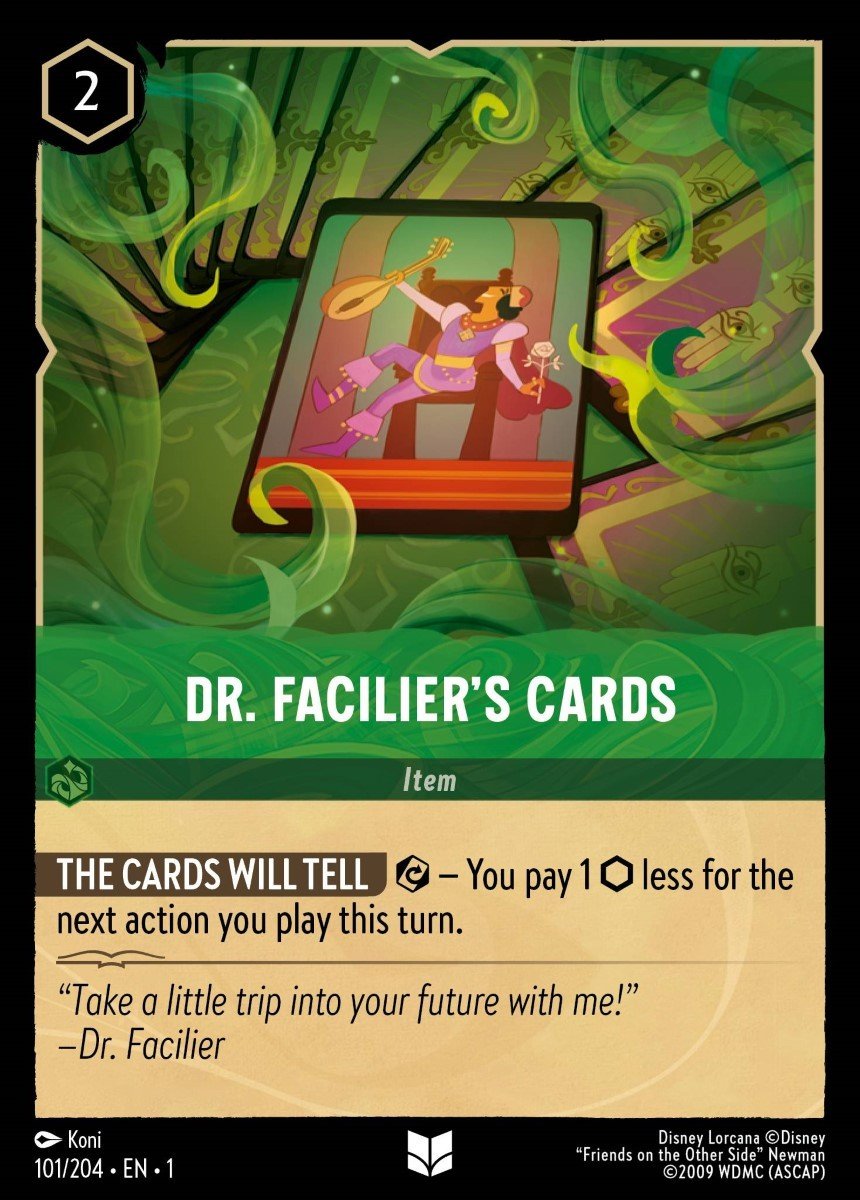 Dr. Facilier's Cards Crop image Wallpaper