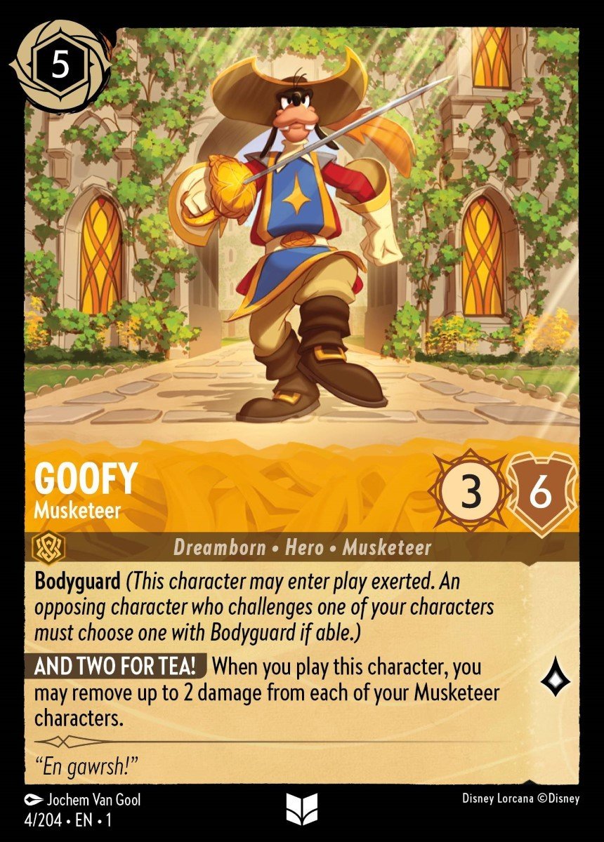 Goofy - Musketeer Crop image Wallpaper