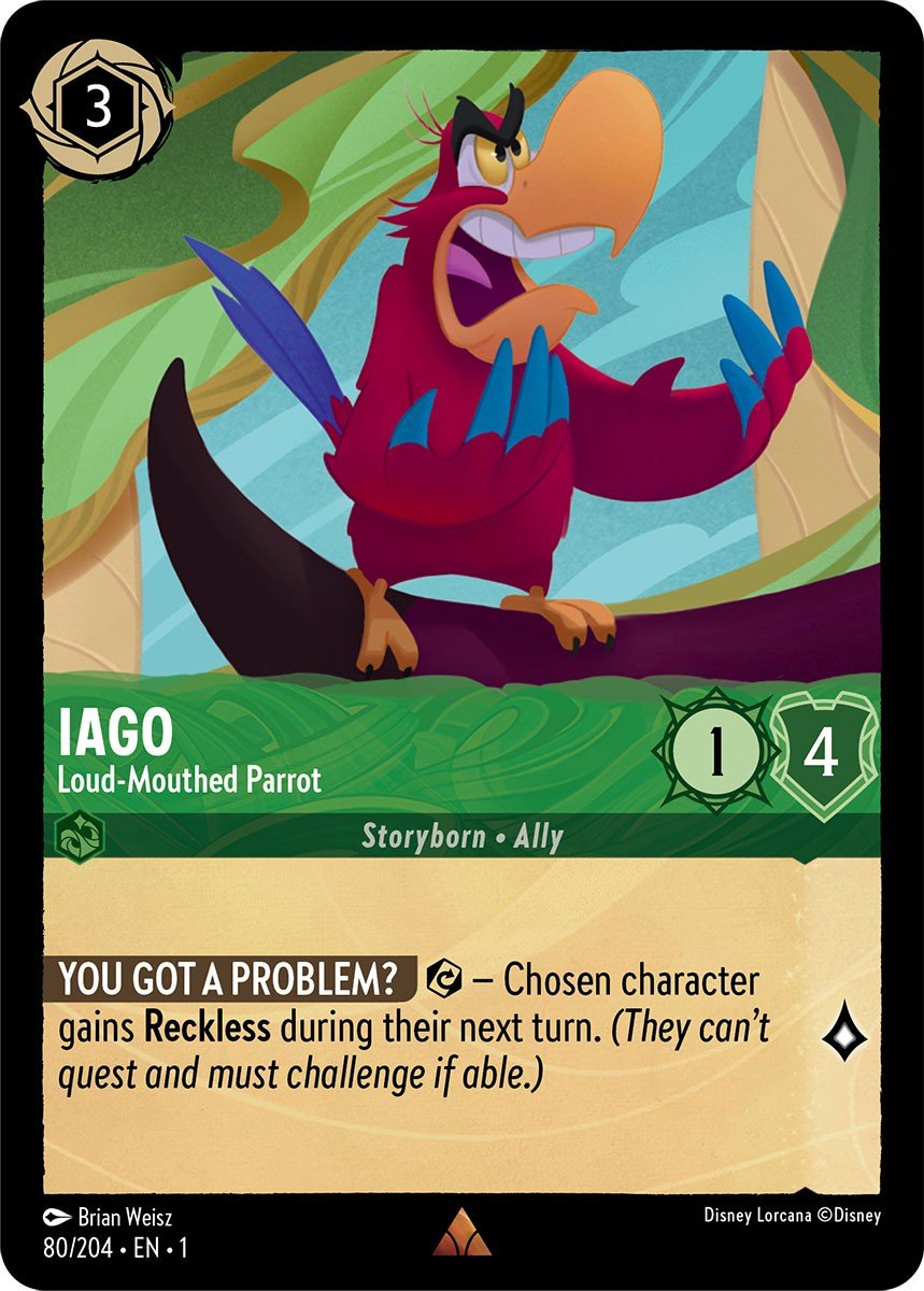 Iago - Loud-Mouthed Parrot Crop image Wallpaper