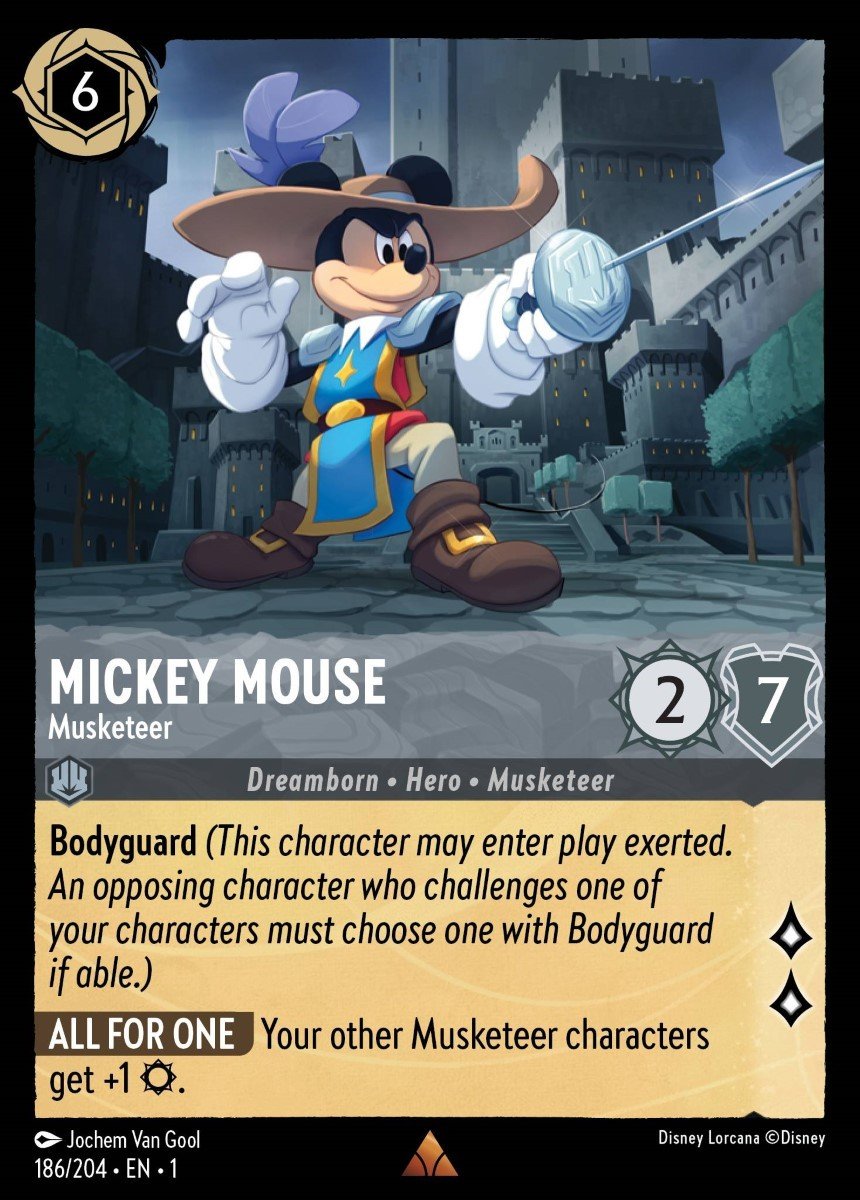 Mickey Mouse - Musketeer Crop image Wallpaper