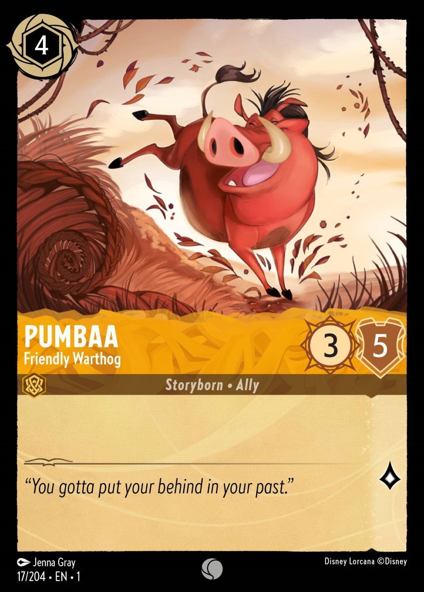 Pumbaa - Friendly Warthog Crop image Wallpaper