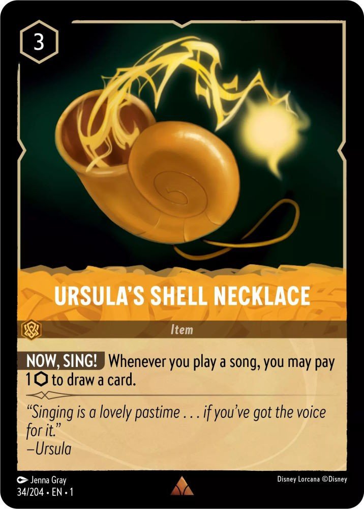 Ursula's Shell Necklace Crop image Wallpaper