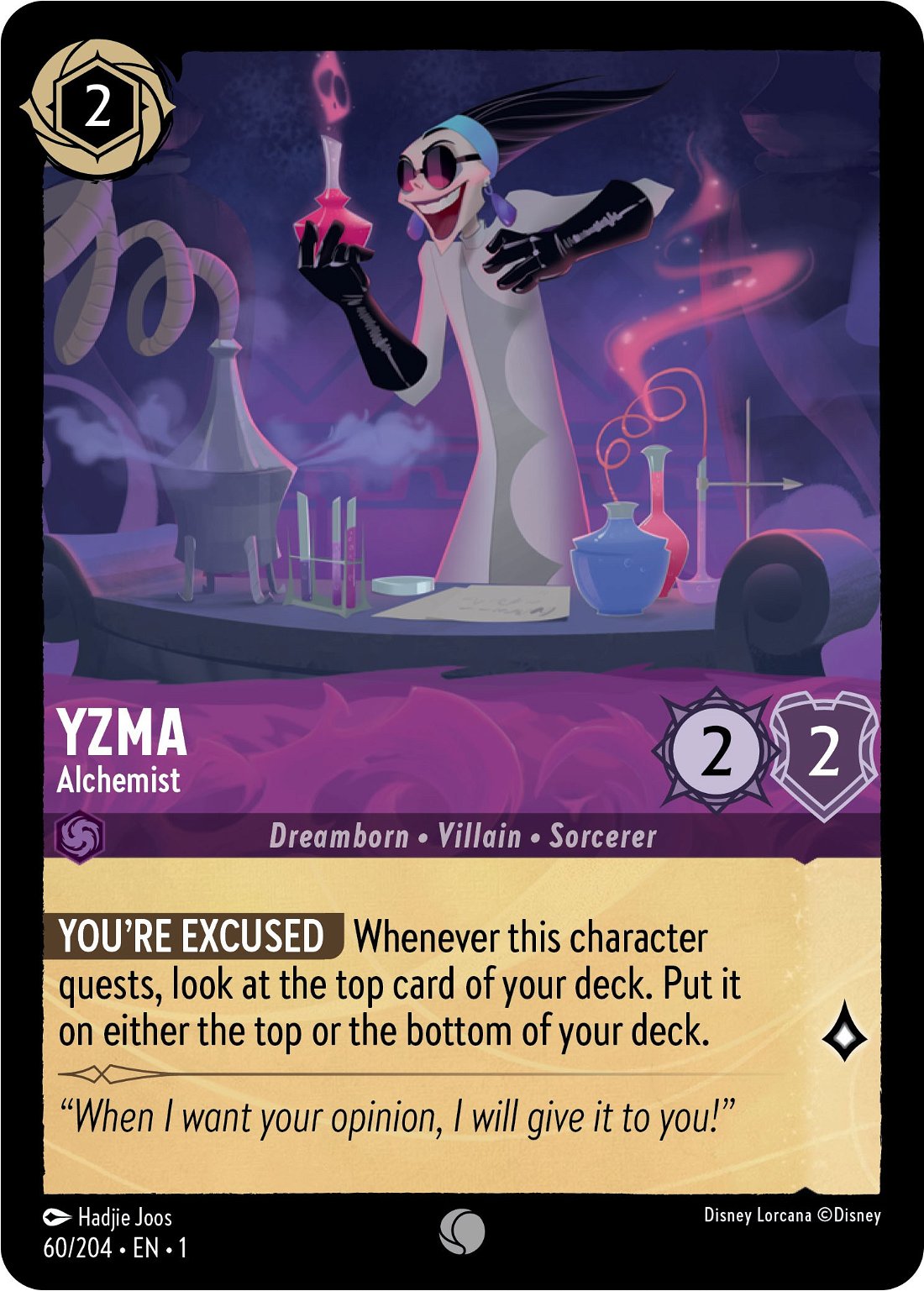 Yzma - Alchemist Crop image Wallpaper