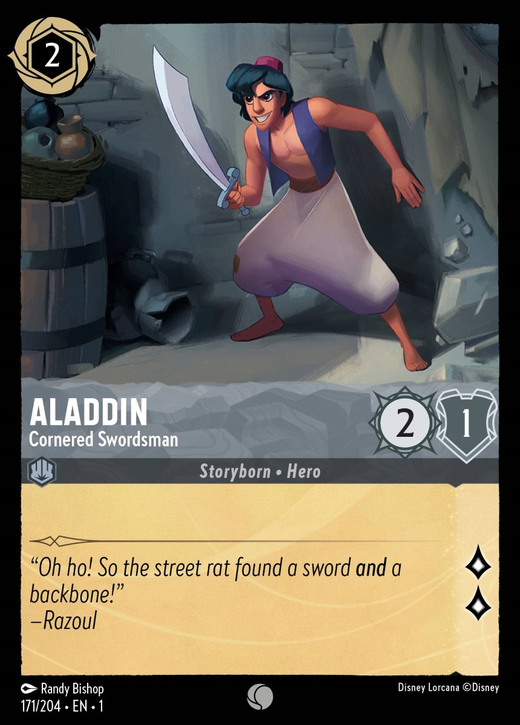 Aladdin - Cornered Swordsman Full hd image