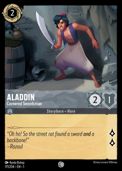 Aladdin - Spadaccino acorralado