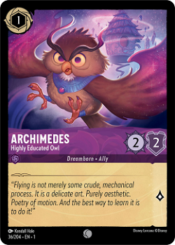 Archimedes - Hochgebildete Eule