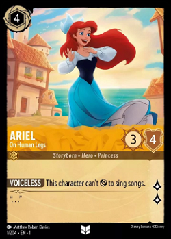 Ariel - En piernas humanas