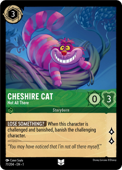 Cheshire-Katze - Nicht ganz da