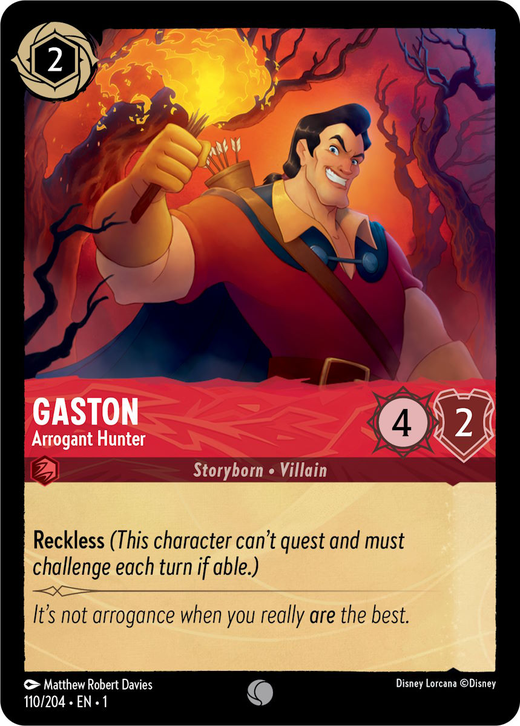 Gaston - Arrogant Hunter Full hd image