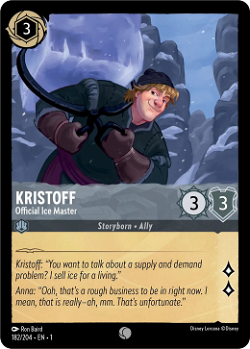 Kristoff - Maestro de hielo oficial