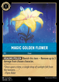 Fleur dorée magique image