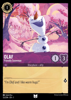 Олаф - дружелюбный снеговик image
