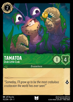 Tamatoa - Granchietto Triste e Opaco