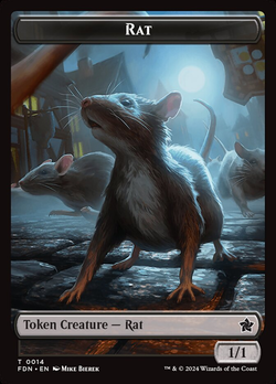 carta spoiler Rat Token