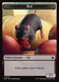 carta spoiler Rat Token