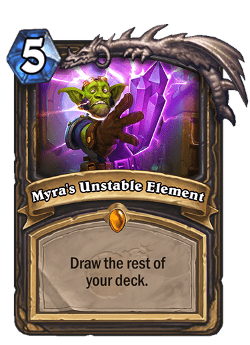 Myra's Unstable Element