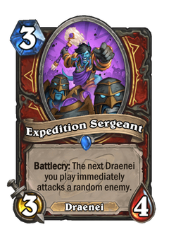 carta spoiler Expedition Sergeant