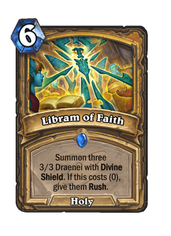 carta spoiler Libram of Faith