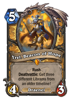 carta spoiler Yrel, Beacon of Hope