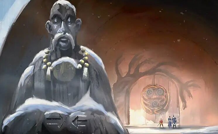 Abandoned Air Temple Crop image Wallpaper