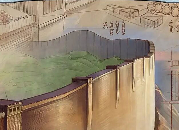 The Walls of Ba Sing Se Crop image Wallpaper