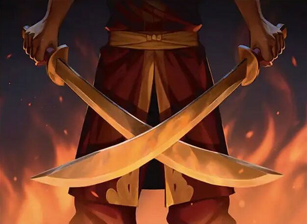 Twin Blades Crop image Wallpaper