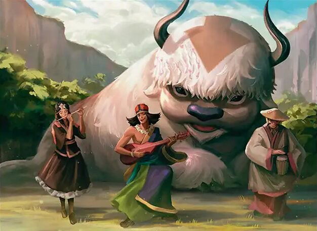 Wandering Musicians Crop image Wallpaper