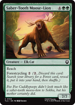 Saber-Tooth Moose-Lion image