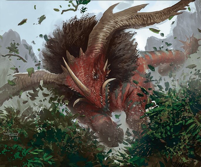 Dinosaur Beast Token Crop image Wallpaper