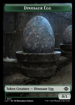 Huevo de Dinosaurio Token
