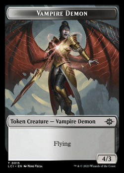 Vampire Demon Token