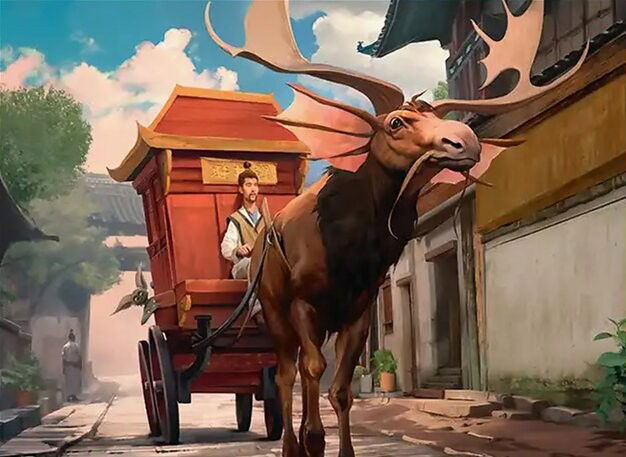 Dragon Moose Crop image Wallpaper