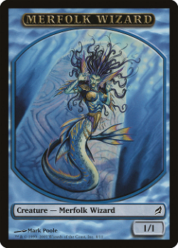 Merfolk Wizard Token image