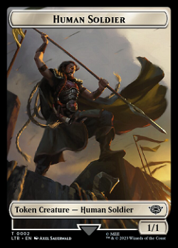 Человек-солдат Токен image