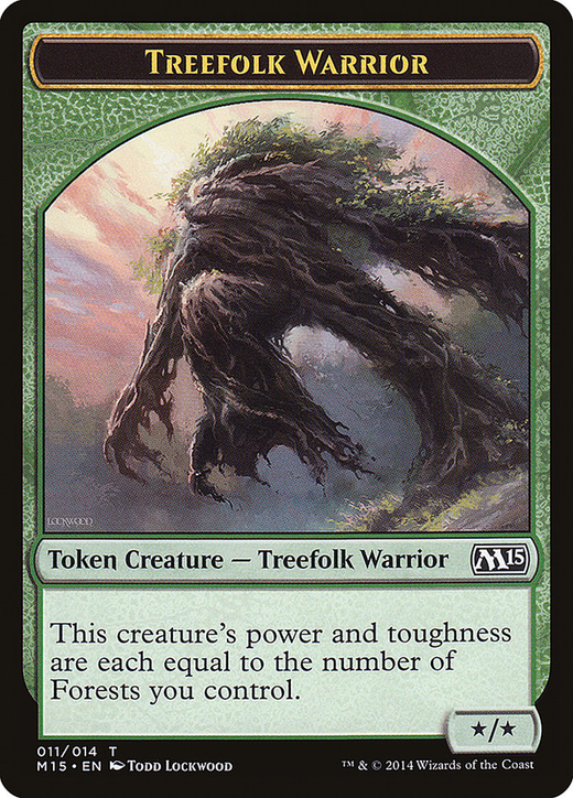 Treefolk Warrior Token Full hd image