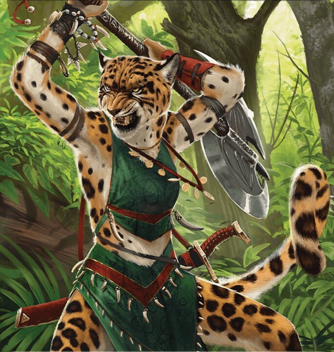 Cat Warrior Token Crop image Wallpaper