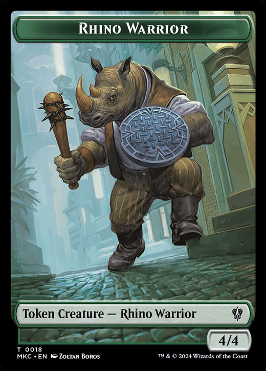 Rhino Warrior Token image