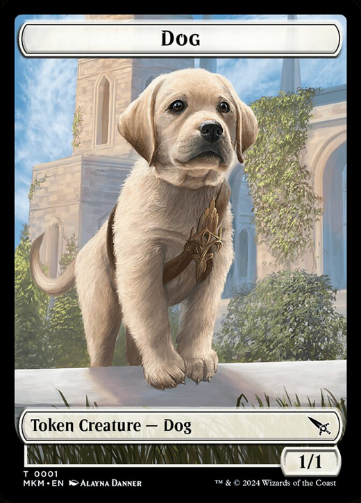 Dog Token | Magic: the Gathering MTG Cards