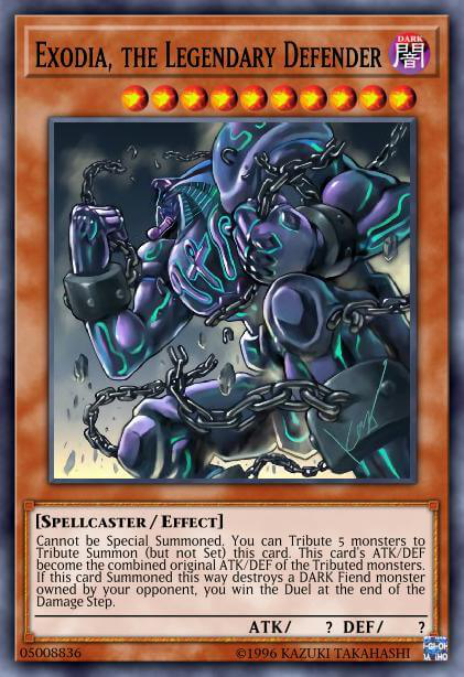 Exodia, le Défenseur Légendaire image