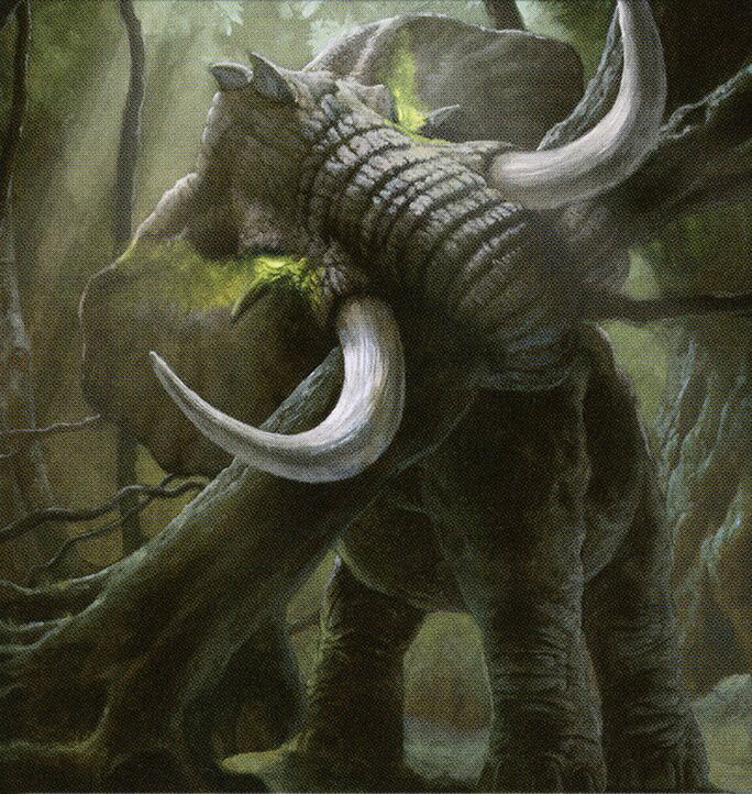 Elephant Token Magic The Gathering Mtg Cards