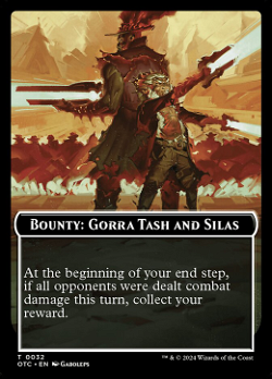 Bounty: Gorra Tash and Silas Card // Wanted! Card image