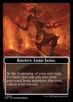 Bounty: Lord Fajjal Card // Wanted! Card