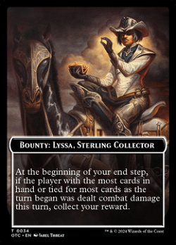 Bounty: Lyssa, Sterling Collector Card // Wanted! Card