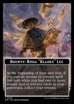 Bounty: Rissa "Blades" Lee Card // Wanted! Card