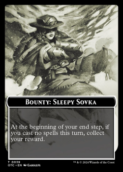 Bounty: Sleepy Sovka Card // Wanted! Card