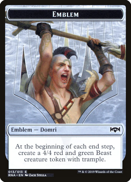 Domri, Chaos Bringer Emblem image