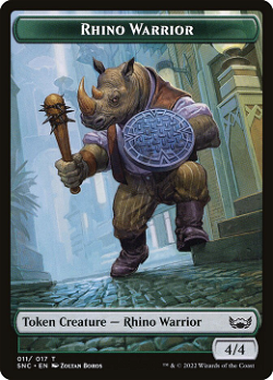 Rhino Warrior Token