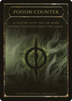 Poison Counter Card