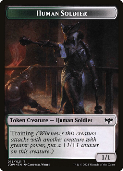 Человек-солдат Токен image